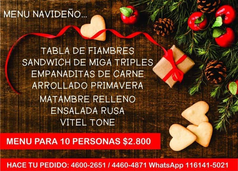Menú Navideño